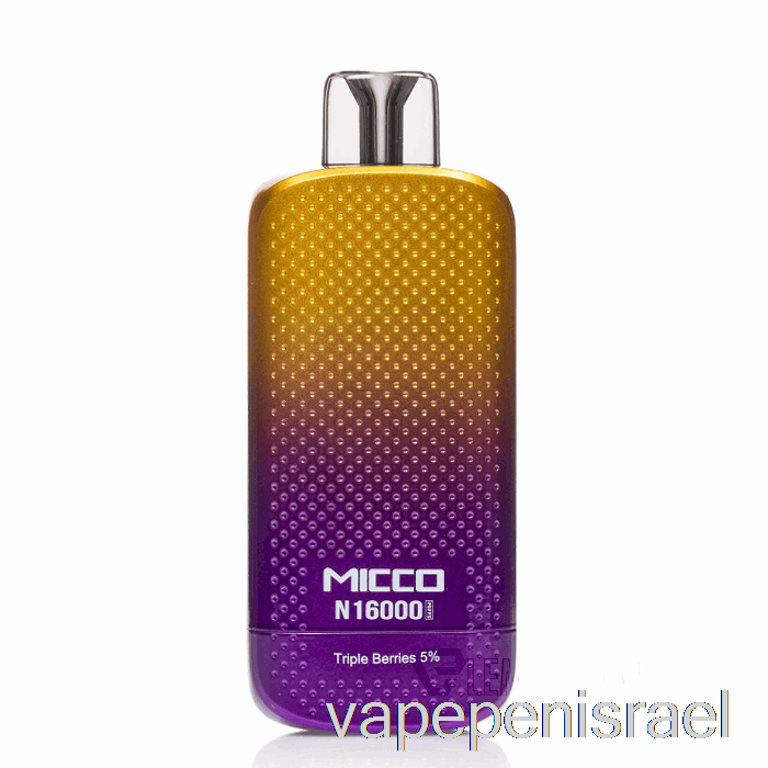 חד פעמי Vape Israel Horizontech Micco N16000 חד פעמי טריפל ברי